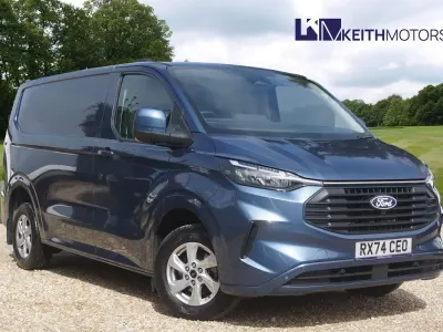 Used Ford Transit Custom Limited 136 HP (100 kW) 2024 Blue Van