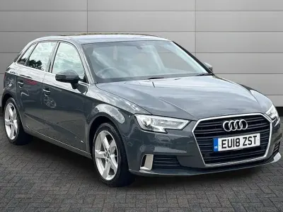 Used Audi A3 Sport 150 HP (110 kW) 2018 Grey Sedan