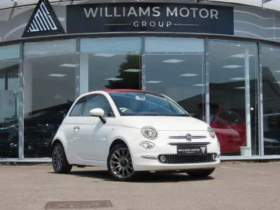 Occasion Fiat 500 Lounge 69 ch (50 kW) 2016 Blanc Cabriolet
