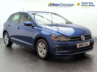 Used VW Polo Edition 95 HP (69 kW) 2019 Blue Hatchback