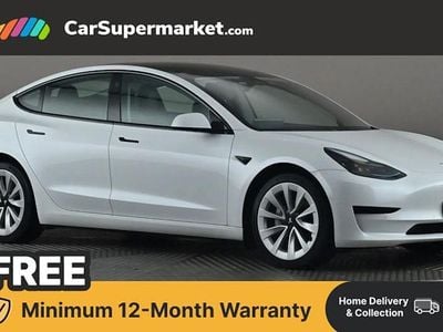 White Used 2021 Tesla Model 3 Standard Range Sedan | £18,197 (Fair price)