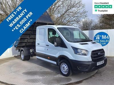 Used Ford Transit 130 HP (95 kW) 2020 White Cabriolet