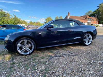 Used Audi A5 Cabriolet S-Line 2013 Blue Cabriolet