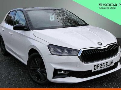 Used Skoda Fabia Design Edition 85 HP (62 kW) 2025 Candy white black magic pearl effect Hatchback