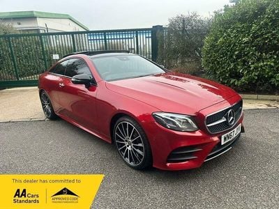 Used Mercedes E220 AMG Line Premium Plus 2017 Red Coupe