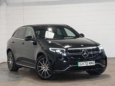 Used Mercedes EQC400 AMG line 300 kW (408 HP) 2020 Black SUV