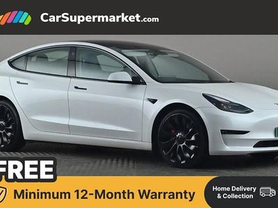 Used Tesla Model 3 Performance 461 kW (627 HP) 2023 White Sedan