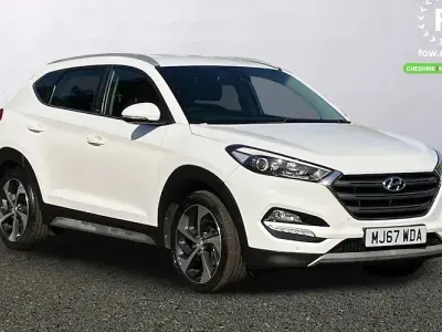 Używany Hyundai Tucson Edition 177 KM (130 kW) 2017 Biały SUV