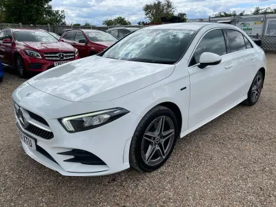 Used Mercedes A250 AMG line 2021 White Sedan