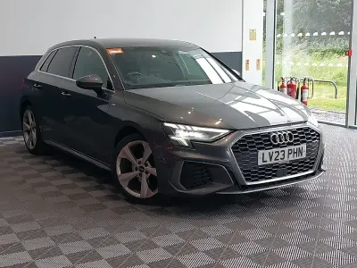 Used Audi A3 S-Line 110 HP (80 kW) 2023 Grey Sedan