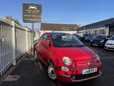 Used Fiat 500 Lounge 69 HP (50 kW) 2018 Red Hatchback