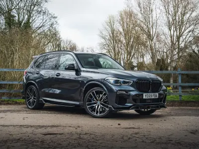 Begagnad BMW X5 Comfort Edition 462 HK (339 kW) 2019 Grå SUV