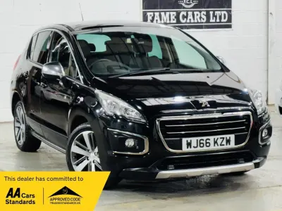 Begagnad Peugeot 3008 Allure 2016 Svart Halvkombi