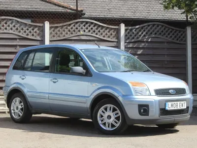 Used Ford Fusion Zetec 101 HP (74 kW) 2008 Blue Hatchback