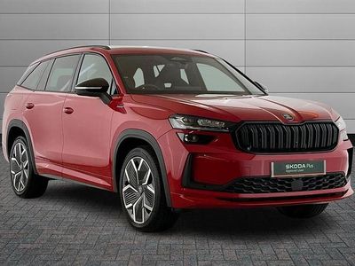 Used Skoda Kodiaq SportLine 193 HP (141 kW) 2025 Velvet red metallic SUV