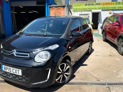 Used Citroën C1 Flair 68 HP (50 kW) 2015 Black Hatchback