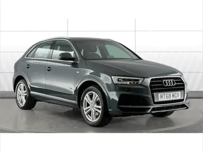 Used Audi Q3 S-Line 150 HP (110 kW) 2018 Green SUV