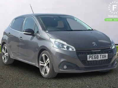 Used Peugeot 208 GT-line 109 HP (80 kW) 2018 Grey Hatchback