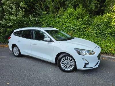 Used Ford Focus Titanium 125 HP (91 kW) 2021 White Estate
