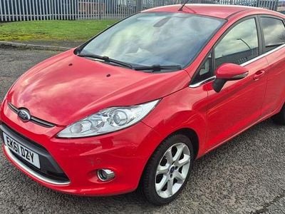 Used Ford Fiesta Titanium 2011 Red Hatchback
