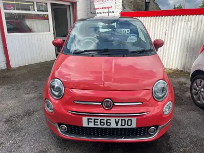 Used Fiat 500 Lounge 69 HP (50 kW) 2016 Pink Hatchback