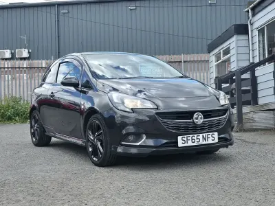 Used Vauxhall Corsa Edition 90 HP (66 kW) 2016 Black Hatchback