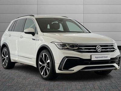 White Used 2022 VW Tiguan R-line SUV | £27,595 (Fair price)