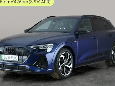 Used Audi e-tron Black Edition 300 kW (408 HP) 2021 Blue SUV