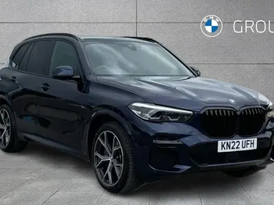 Begagnad BMW X5 M Sport 286 HK (210 kW) 2022 Blå SUV