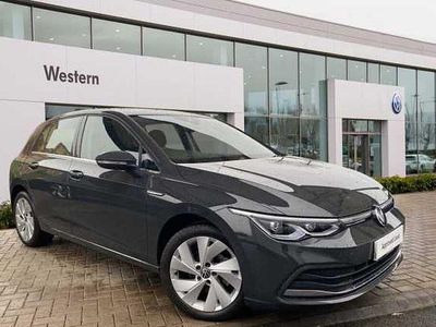 Second-hand VW Golf VIII Style 130 CP (95 kW) 2021 Gri Hatchback