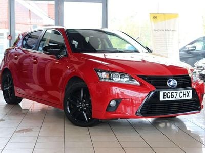 Used Lexus CT200h Sport Line 2017 Red/black Hatchback
