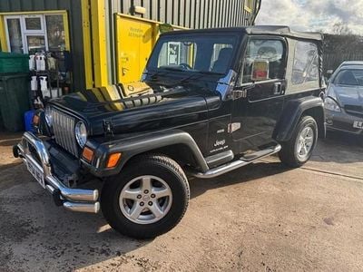 Black Used 2004 Jeep Wrangler Sport SUV | £11,450