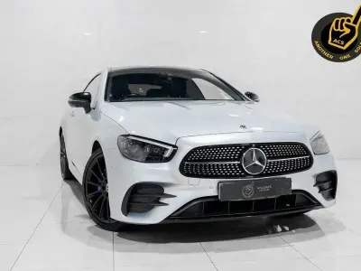 Used Mercedes E220 AMG line 2021 Silver Coupe