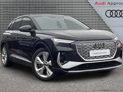 Used Audi Q4 e-tron S-Line 150 kW (204 HP) 2022 Black SUV