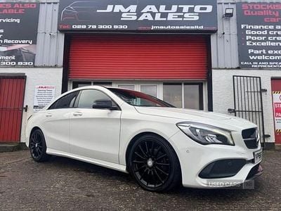 Used Mercedes CLA200 AMG line 136 HP (100 kW) 2016 White Sedan