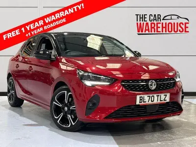 Used Vauxhall Corsa Ultimate 100 HP (73 kW) 2020 Red Hatchback