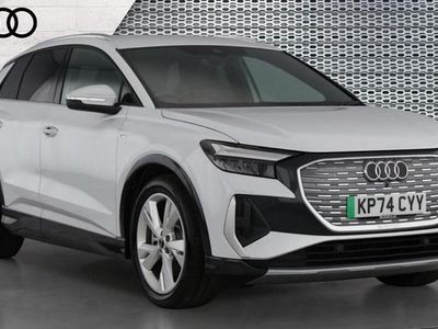White Used 2024 Audi Q4 e-tron S-Line SUV | £32,000 (Fair price)