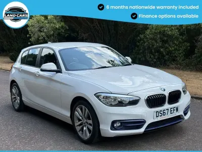 Used BMW 116 Sport Line 2017 White Hatchback