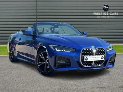 Used BMW 420 M Sport 180 HP (132 kW) 2022 Blue Cabriolet