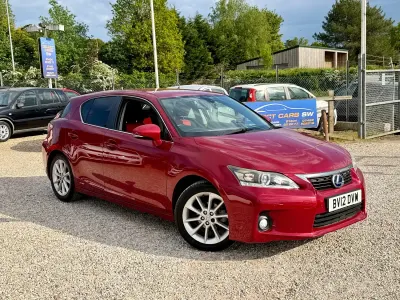 Used Lexus CT200h 2012 Red Hatchback