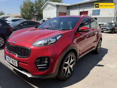 Used Kia Sportage GT-Line 134 HP (98 kW) 2017 Red SUV