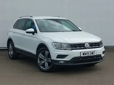 Second-hand VW Tiguan Match 150 CP (110 kW) 2019 Alb SUV