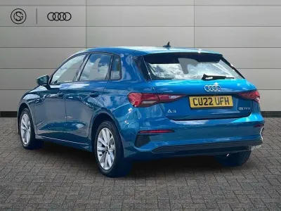 Usado Audi A3 147 HP (108 kW) 2022 Azul Sedan