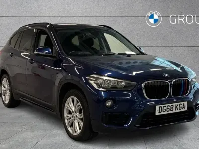 Used BMW X1 Sport Line 190 HP (139 kW) 2018 Blue SUV
