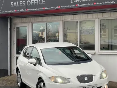Käytetty Seat Leon Copa 105 HP (77 kW) 2012 Valkoinen Viistoperä