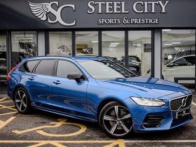 Blue Used 2019 Volvo V90 R-Design Estate | £17,695