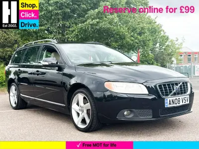 Second-hand Volvo V70 SE 185 CP (136 kW) 2008 Negru Break