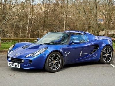 Used Lotus Elise 192 HP (141 kW) 2003 Blue Cabriolet