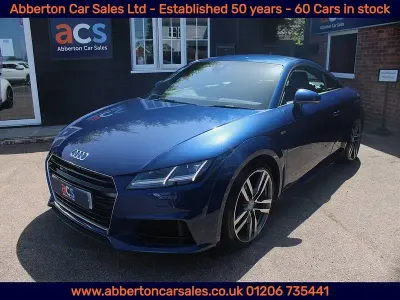 Begagnad Audi TT S-Line 230 HK (169 kW) 2016 Blå Sportkupé
