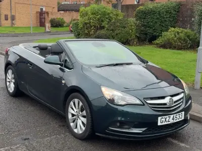 Used Vauxhall Cascada Elite 170 HP (125 kW) 2014 Green Cabriolet